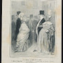 lithographie représentant deux couples