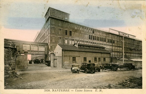 Photo de l'usine Simca